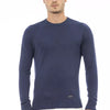 Baldinini Trend Blue Modal Men Sweater