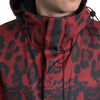 Dolce & Gabbana Radiant Red Leopard Print Hooded Jacket