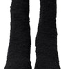 Dolce & Gabbana Elegant Virgin Wool Mid Calf Boots