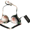 Dolce & Gabbana Floral Elegance Elastic Bikini Top