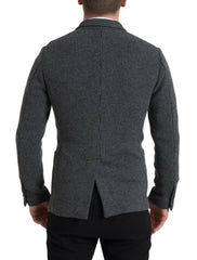 Elegant Slim Fit Cashmere Blazer