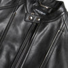 Dolce & Gabbana Sleek Black Leather Biker Jacket