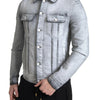 Dolce & Gabbana Elegant Gray Cotton Stretch Denim Jacket