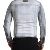 Dolce & Gabbana Elegant Gray Cotton Stretch Denim Jacket