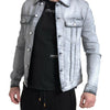 Dolce & Gabbana Elegant Gray Cotton Stretch Denim Jacket