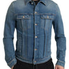 Dolce & Gabbana Elegant Blue Denim Stretch Jacket