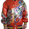 Dolce & Gabbana Elegant Orange Bomber Jacket - Men's Luxury Outerwear