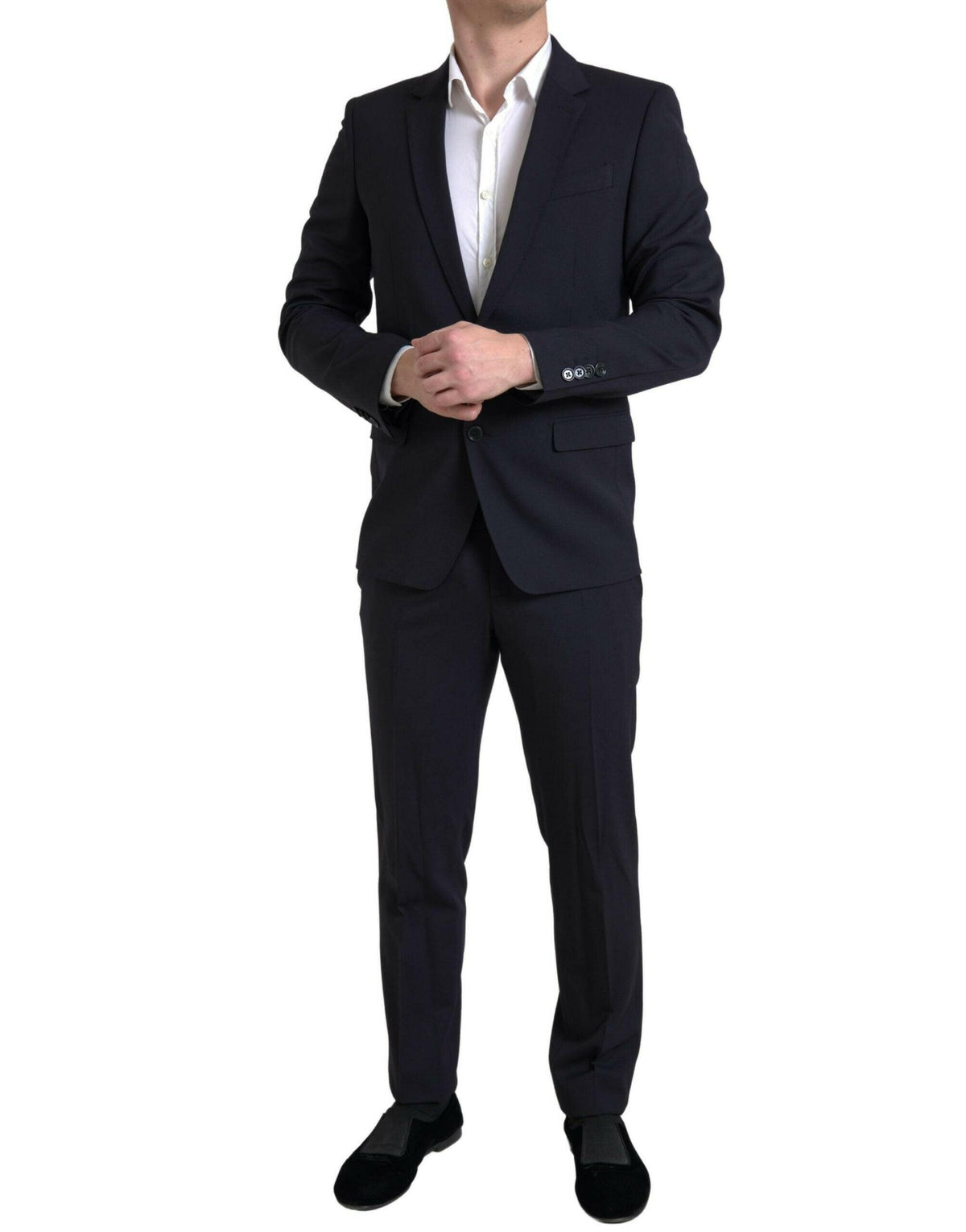 Sleek Dark Blue Martini Slim Fit Suit