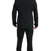 Dolce & Gabbana Elegant Black Slim Fit Two-Piece Suit