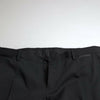 Dolce & Gabbana Elegant Black Slim Fit Two-Piece Suit