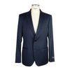 Made in Italy Blue Wool Men Suit