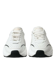 Dolce & Gabbana Chic Black & White Daymaster Leather Sneakers