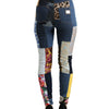 Dolce & Gabbana Vibrant Patchwork Skinny Jeans