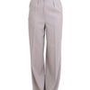 Cavalli Sophisticated High Waisted Gray Pants