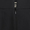 Cavalli Elegant Black Wool Pencil Skirt