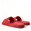 Dolce & Gabbana Radiant Red Men's Slide Sandals