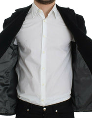 Dolce & Gabbana Elegant Black Martini Blazer Jacket