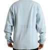 Dolce & Gabbana Elegant Light Blue Cotton Blend Crew Neck Sweater