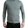 Dolce & Gabbana Elegant Green Turtleneck Pullover Sweater