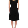 Dolce & Gabbana Elegant Black Floral Lace Dress