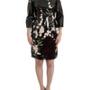 Dolce & Gabbana Elegant Floral Embellished Shift Dress