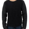 Costume National Chic Gray Wool Crewneck Sweater