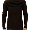 Costume National Elegant Crewneck Striped Sweater Pullover