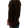 Costume National Elegant Crewneck Striped Sweater Pullover