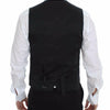 Dolce & Gabbana Classic Gray Wool Blend Dress Vest