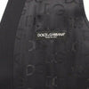 Dolce & Gabbana Elegant Gray Striped Wool-Silk Dress Vest