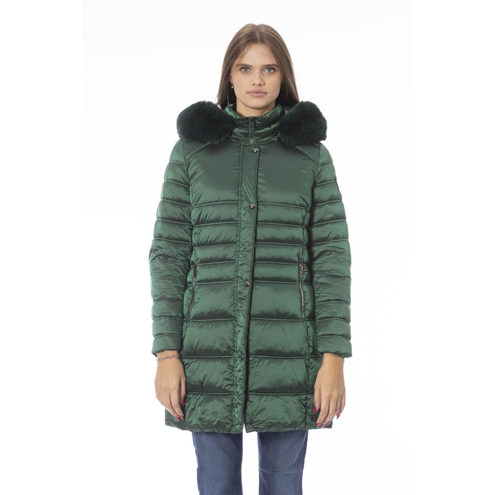 Baldinini Trend Green Polyester Women Jacket