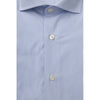 Bagutta Light Blue Cotton Men Shirt