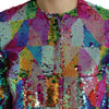 Dolce & Gabbana Multicolor Sequined Long Jacket