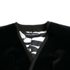 Dolce & Gabbana Elegant Double Breasted Cotton-Silk Blazer