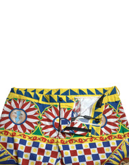 Multicolor Print Bermuda Shorts