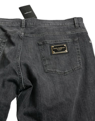 Elegant Slim Fit Tattered Denim Jeans