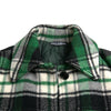 Dolce & Gabbana Elegant Green Plaid Long Coat