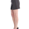 Costume National Chic Wool Blend Mini Skirt in Gray