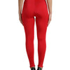 Dolce & Gabbana Elegant High Waist Red Leggings