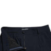 Dolce & Gabbana Elegant Mid Waist Tapered Pants in Blue