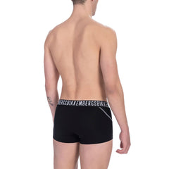 "Black Cotton Men's Trunk Underwear Pack"