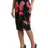 Dolce & Gabbana Floral High Waist Pencil Skirt