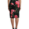 Dolce & Gabbana Floral High Waist Pencil Skirt