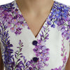 Dolce & Gabbana Floral Print Silk Blend Waistcoat