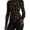 Dolce & Gabbana Elegant Floral Silk Blend Top