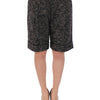 Dolce & Gabbana Elegant Gray Alpaca Blend Shorts