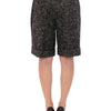 Dolce & Gabbana Elegant Gray Alpaca Blend Shorts