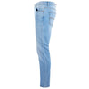 Yes Zee Sleek Comfort Denim Five-Pocket Light Wash Jeans