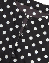 Elegant Polka Dot Shift Mini Dress