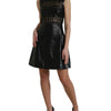 Valentino Elegant Black A-Line Mini Dress